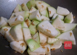 虾米炒蒲瓜的做法图解3