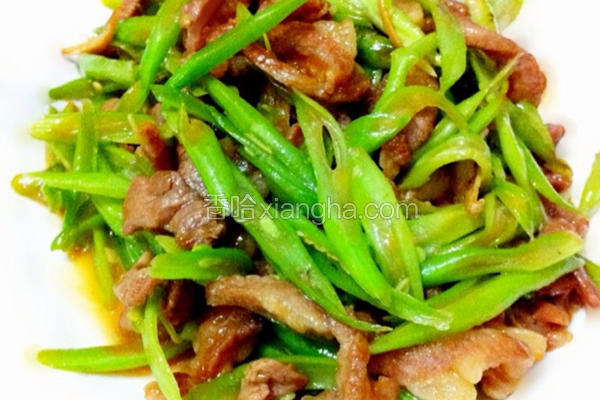 四季豆炒肉丝