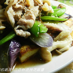 菇菇鲜蔬拌芝麻酱的做法[图]