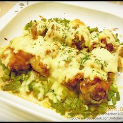 四季豆起司烤肉丸的做法[图]