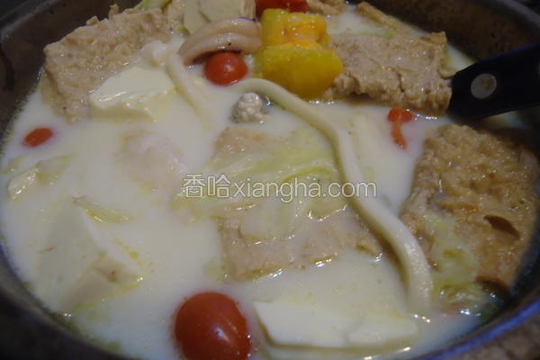 鲜豆浆火锅