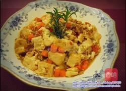 培根烧豆腐的做法图解2