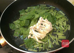 菇菇拌芥蓝菜的做法图解2