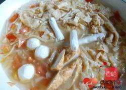 番茄肉片锅的做法图解3