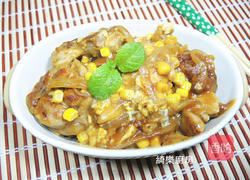 咖哩鸡腿亲子盖饭的做法图解9