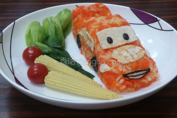 闪电麦坤红萝卜饭