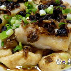 豉汁蒸鱼柳豆卜的做法[图]