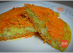 红萝卜夹心蛋卷的做法图解4