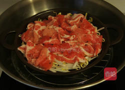 味噌银芽猪肉蒸的做法图解4