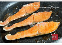 干煎酱油鲑鱼的做法图解4