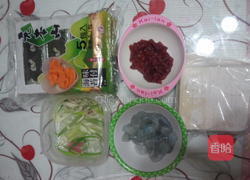 海苔牛虾幸福卷的做法图解1