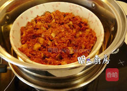 冬菇土鱿蒸肉饼的做法图解3