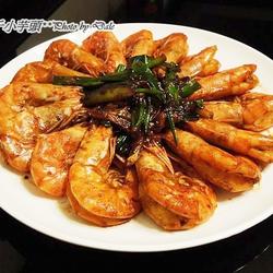 酱烧白虾的做法[图]