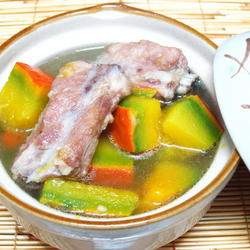 南瓜排骨酥汤的做法[图]