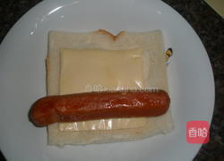 香肠起司面包卷的做法图解4