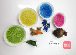 植物色染椰香米糕的做法图解2