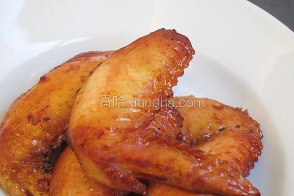 红麹豆乳烤鸡翅