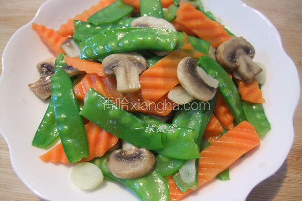 清炒豌豆荚