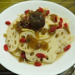 莲藕果醋混腌梅的做法[图]