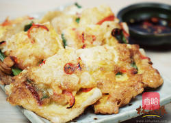 韩风蟹肉葱煎饼的做法图解13