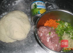 玉米起司锅贴的做法图解1