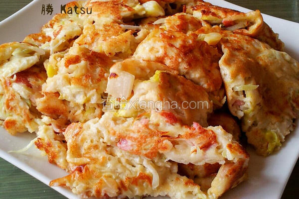 隔夜饭蔬菜煎饼