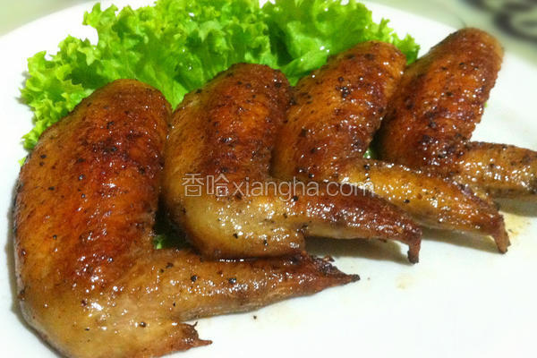 黑胡椒煎鸡翅