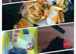 泡菜海苔蛋堡的做法图解2