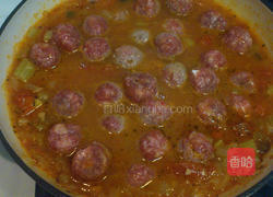 番茄起司牛肉丸汤的做法图解15