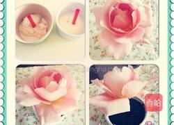 玫瑰花冰淇淋的做法图解2