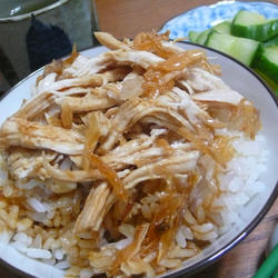 鹅油鸡肉饭的做法[图]