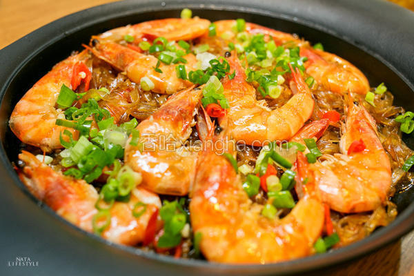 中式鲜虾粉丝煲