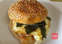 泡菜海苔蛋堡的做法图解5