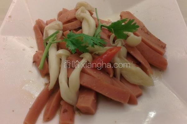 菇菇炒热狗