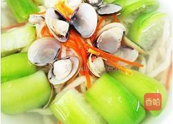 蛤蛎丝瓜乌龙面的做法图解11