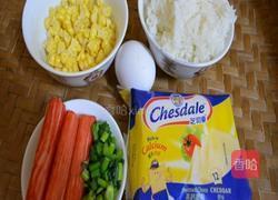 起司蟹肉粥的做法图解1