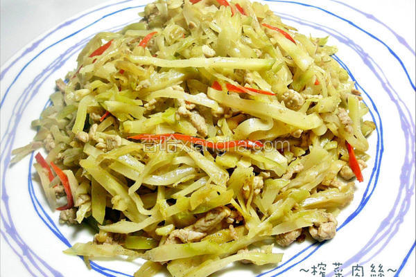 榨菜肉丝