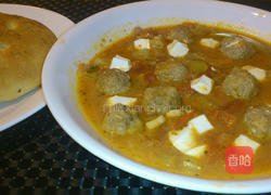 番茄起司牛肉丸汤的做法图解17