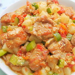 胡麻酱鸡丁的做法[图]