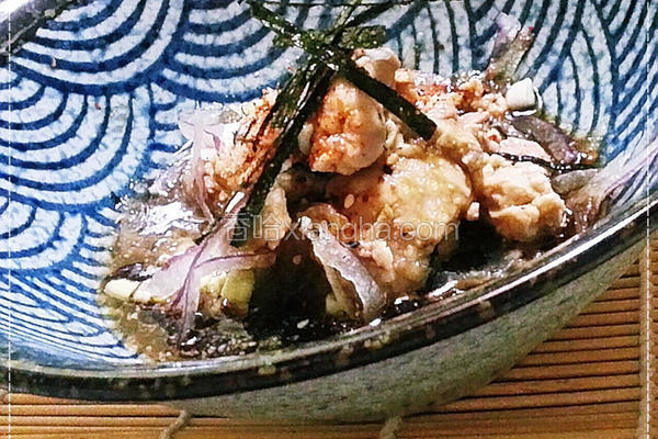 日式鳕鱼嫩肝沙拉