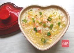 鲜虾玉米浓汤的做法图解8