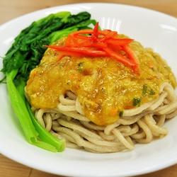 蟹黄拌面的做法[图]
