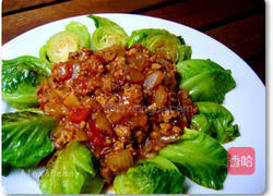 奶油香煎高丽菜苗的做法图解11