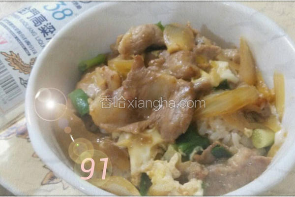 猪肉丼饭