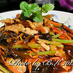 青菜鱼香肉丝的做法[图]