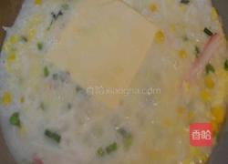 起司蟹肉粥的做法图解5