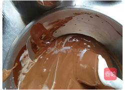 可可栗子戚风的做法图解4