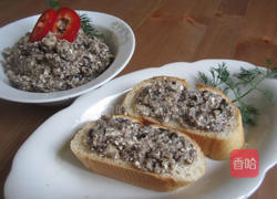 俄式洋菇橄榄抹酱的做法图解7