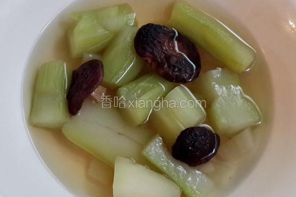 菜心香菇汤
