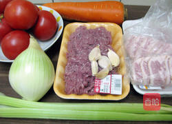 番茄肉酱的做法图解1